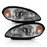 ANZO 2001-2005 Chrysler Pt Cruiser Crystal Headlight Chrome Amber (OE) thumbnail 7
