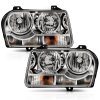 ANZO 2005-2010 Chrysler 300 Crystal Headlight Chrome Amber thumbnail 9