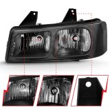 ANZO 2003-2017 Chevy Express Crystal Headlight Black thumbnail 1