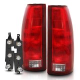 ANZO 1988-1999 Chevy C1500 Taillight Red/Clear Lens w/ Circuit Board(OE Replacement) thumbnail 1