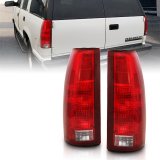 ANZO 1988-1999 Chevy C1500 Taillight Red/Clear Lens w/ Circuit Board(OE Replacement) thumbnail 3