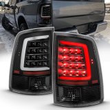ANZO 2009-2018 Dodge Ram 1500 LED Taillight Plank Style Black w/Clear Lens thumbnail 1