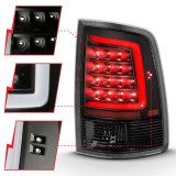 ANZO 2009-2018 Dodge Ram 1500 LED Taillight Plank Style Black w/Clear Lens thumbnail 3