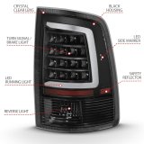 ANZO 2009-2018 Dodge Ram 1500 LED Taillight Plank Style Black w/Clear Lens thumbnail 5