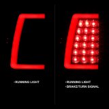 ANZO 2003-2006 Chevy Silverado 1500 LED Taillights Plank Style Black w/Clear Lens thumbnail 7