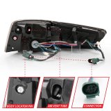 ANZO 2012-2018 Audi A6 LED Taillight Black Housing Red/Clear Lens 4 pcs (Sequential Signal) thumbnail 3