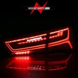 ANZO 2012-2018 Audi A6 LED Taillight Black Housing Red/Clear Lens 4 pcs (Sequential Signal) thumbnail 6