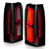 ANZO 2015-2020 Chevrolet Tahoe LED Tail Lights w/ Light Bar Black Housing Smoke Lens thumbnail 6