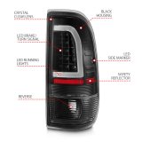 ANZO 1997-2003 Ford F-150 LED Tail Lights w/ Light Bar Black Housing Clear Lens thumbnail 8