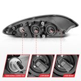 ANZO 2008-2016 International Prostar Crystal Headlights Chrome Housing thumbnail 9