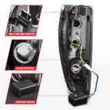 ANZO 2004-2012 Chevrolet Colorado/ GMC Canyon LED Tail Lights w/ Light Bar Black Housing thumbnail 5