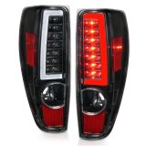 ANZO 2004-2012 Chevrolet Colorado/ GMC Canyon LED Tail Lights w/ Light Bar Black Housing thumbnail 6
