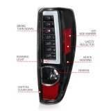 ANZO 2004-2012 Chevrolet Colorado/ GMC Canyon LED Tail Lights w/ Light Bar Black Housing thumbnail 9