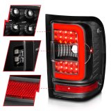 ANZO 2001-2011 Ford Ranger LED Tail Lights w/ Light Bar Black Housing Clear Lens thumbnail 6