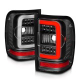 ANZO 2001-2011 Ford Ranger LED Tail Lights w/ Light Bar Black Housing Clear Lens thumbnail 7