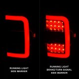 ANZO 2001-2011 Ford Ranger LED Tail Lights w/ Light Bar Black Housing Clear Lens thumbnail 8