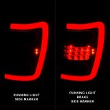 ANZO 1999-2004 Jeep Grand Cherokee LED Tail Lights w/ Light Bar Black Housing Clear Lens thumbnail 5