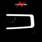 ANZO 99-04 Ford F250/F350/F450/Excursion (excl. 99) Crystal Headlights - w/ Light Bar Black Housing thumbnail 7