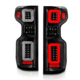 ANZO 19-21 Chevy Silverado Full LED Taillights Black Housing Clear Lens G2 (w/C light Bars) thumbnail 5