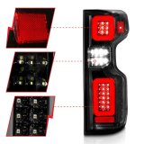 ANZO 19-21 Chevy Silverado Full LED Taillights Black Housing Clear Lens G2 (w/C light Bars) thumbnail 6