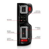 ANZO 19-21 Chevy Silverado Full LED Taillights Black Housing Clear Lens G2 (w/C light Bars) thumbnail 7