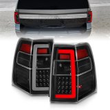 ANZO 07-17 Ford Expedition LED Taillights w/ Light Bar Black Housing Clear Lens thumbnail 1