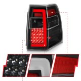 ANZO 07-17 Ford Expedition LED Taillights w/ Light Bar Black Housing Clear Lens thumbnail 5