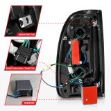 ANZO 00-06 Toyota Tundra (Std. Bed/Reg Cab) LED Taillights w/Light Bar Black Housing Smoke Lens thumbnail 8