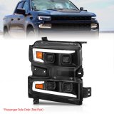 ANZO 19-22 Chevrolet Silverado 1500 LED Proj HL w/Lgt Bar SwBk Seq. Blk w/In. Light - Passenger Side thumbnail 3