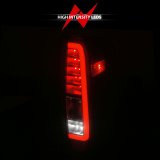 ANZO 2005-2021 Nissan Frontier LED Taillights Black Housing/Clear Lens thumbnail 7