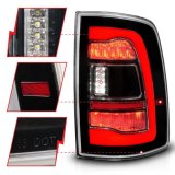 ANZO 09-18 Dodge Ram 1500 Sequential LED Taillights Black thumbnail 2