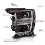 ANZO 21-23 Ford F150 LED Projector Headlight w/Switchback+Sequential - Black (Driver Side Only) thumbnail 3