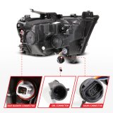 ANZO 19-24 RAM 1500 (New Body/OE Halogen) Full LED Proj Headlights DRL/SeqSig Black - Driver Side thumbnail 7
