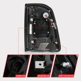 ANZO 19-24 RAM 1500 (Factory LED Models ONLY) Full LED Tail Lights SeqSig Black - Pair thumbnail 4