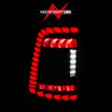 ANZO 19-24 RAM 1500 (Factory LED Models ONLY) Full LED Tail Lights SeqSig Black - Pair thumbnail 5