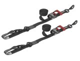 SpeedStrap 1 1/2In x 10Ft Ratchet Tie-Down w/ Soft-Tie (2 Pack) - Black thumbnail 1
