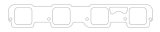Cometic 05+ Dodge 6.1L Hemi .060in Fiber Intake Gasket thumbnail 1