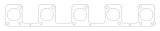 Cometic 04-05 Dodge Viper .030 inch MSL Gen III Exhaust Gasket thumbnail 2