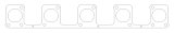 Cometic 04-05 Dodge Viper .030 inch MSL Gen III Exhaust Gasket thumbnail 5