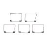 Cometic Harley-Davidson Lower Rocker Box 92-98 Rubber 1340 EVOS 5Pk thumbnail 2