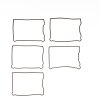 Cometic Lower Rubber Rocker Box Gasket 1987-91 EVO 1340 17355-84-A thumbnail 2