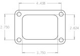 Cometic Garrett T6 .010in Rubber Coated Stainless Turbo Inlet Flange Gasket thumbnail 3