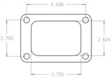 Cometic Garrett T6 .010in Rubber Coated Stainless Turbo Inlet Flange Gasket thumbnail 4