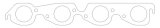 Cometic Chevy Mark-IV GM Gen-V/VI BB V8 .064in ArmorCore Exhaust Mani Gasket Set-2.015in Round Port thumbnail 3