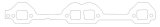 Cometic Chevy Gen1 Small Block V8 .064in ArmorCore Exhaust Manifold Gskt Set-Brodix Race-Rite Heads thumbnail 3