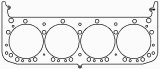 Cometic Chevy Gen1 Small Block V8 .036in MLX Cyl Head Gasket-4.220in Bore-All Pro Heads-Round Bore thumbnail 2