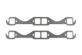Cometic Chevy Gen1 Small Block V8 .060in HTS Exhaust Mani Gasket Set-1.480in x 1.450in Square Ports thumbnail 1