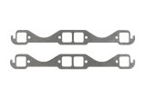 Cometic Chevy Gen1 Small Block V8 .060in HTS Exhaust Mani Gasket Set-1.480in x 1.450in Square Ports thumbnail 2