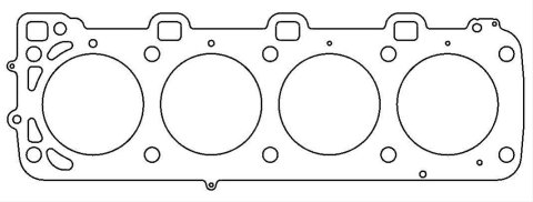 Cometic Porsche M28.41/M28.42/M28.43/M28.44/M28.45 .027in MLS Cylinder Head Gasket-100mm Bore-RHS