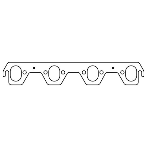 Cometic Ford Windsor V8 .043in Copper Exhaust Manifold Gasket Set - 1.750in x 1.270in Oval Port